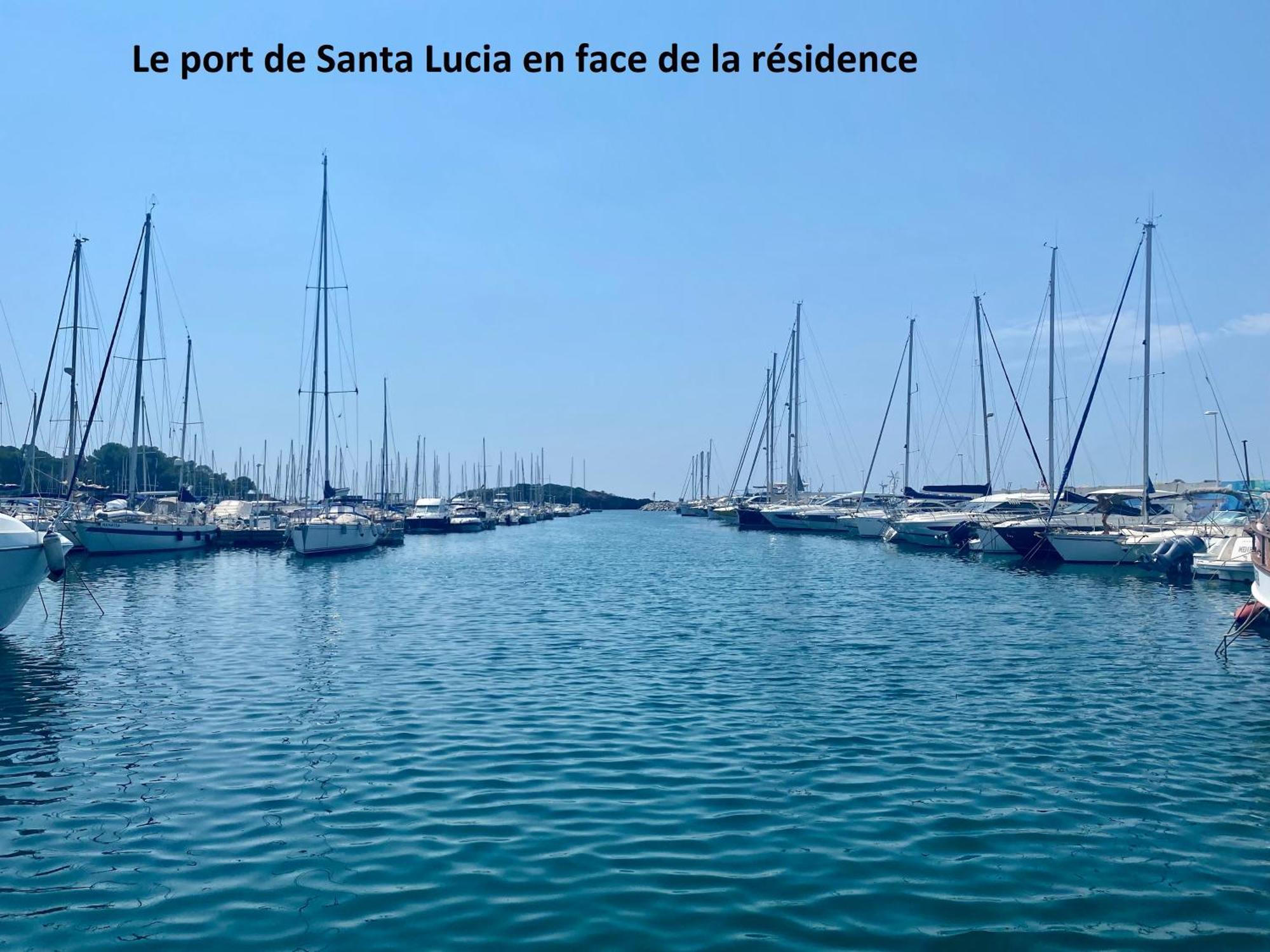 Appartement Face Mer Et Port Santa Lucia Climatise Et Wifi Saint-Raphaël Eksteriør billede
